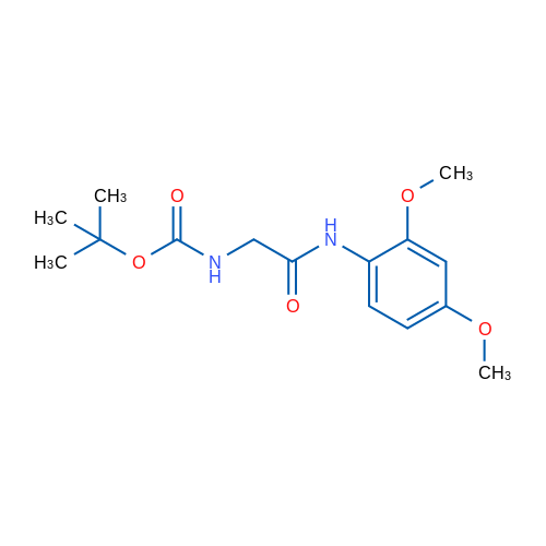 tert-Butyl N-{[(2,4-dimethoxyphenyl)carbamoyl]methyl}carbamate 1g