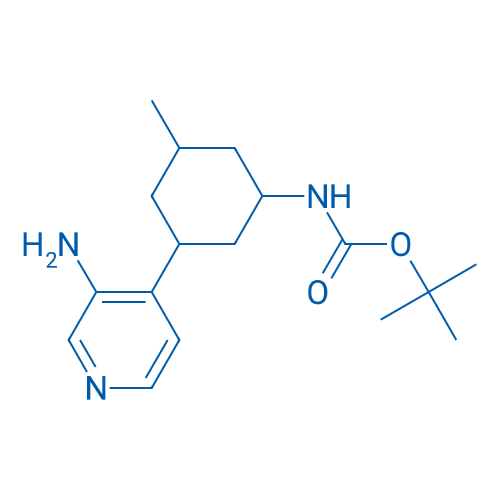 tert-Butyl (3-(3-aminopyridin-4-yl)-5-methylcyclohexyl)carbamate 100mg