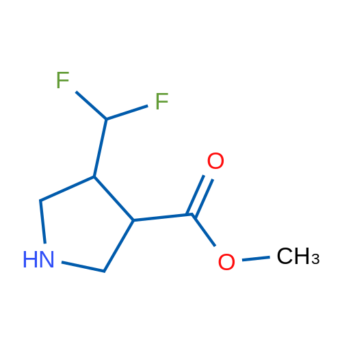 Methyl 4-(difluoromethyl)pyrrolidine-3-carboxylate 1g