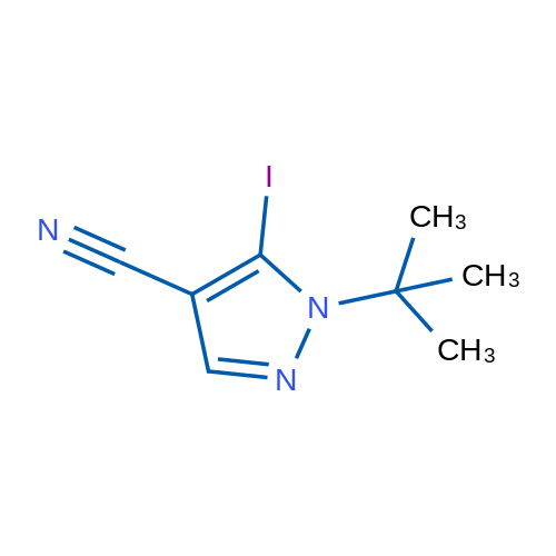1-(tert-Butyl)-5-iodo-1H-pyrazole-4-carbonitrile 1g