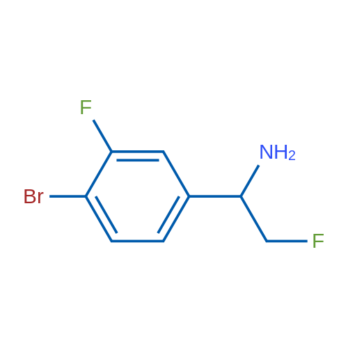 1-(4-Bromo-3-fluorophenyl)-2-fluoroethan-1-amine 1g