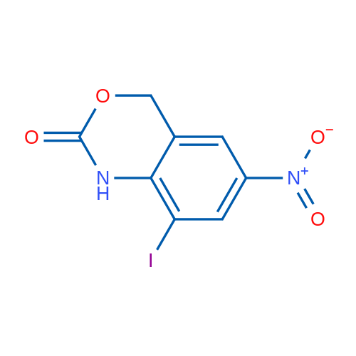 8-Iodo-6-nitro-1H-benzo[d][1,3]oxazin-2(4H)-one 1g