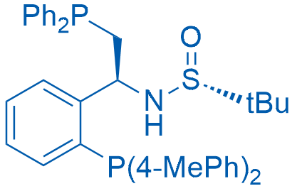 (R)-N-((S)-1-(2-(Di-p-tolylphosphanyl)phenyl)-2-(diphenylphosphanyl)ethyl)-2-methylpropane-2-sulfinamide 50mg