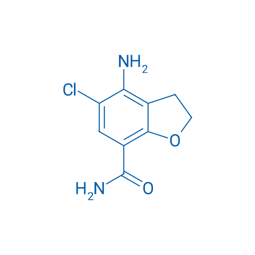 4-Amino-5-chloro-2,3-dihydrobenzofuran-7-carboxamide 100mg
