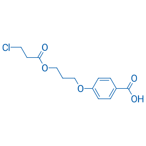4-(3-((3-Chloropropanoyl)oxy)propoxy)benzoic acid 1g