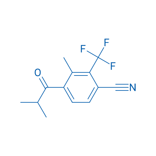 4-ISOBUTYRYL-3-METHYL-2-(TRIFLUOROMETHYL)BENZONITRILE 1g