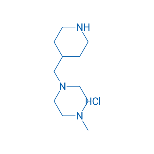 1-Methyl-4-(piperidin-4-ylmethyl)piperazine hydrochloride 100mg