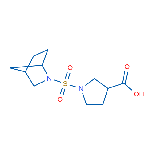 1-{2-azabicyclo[2.2.1]heptane-2-sulfonyl}pyrrolidine-3-carboxylic acid 1g