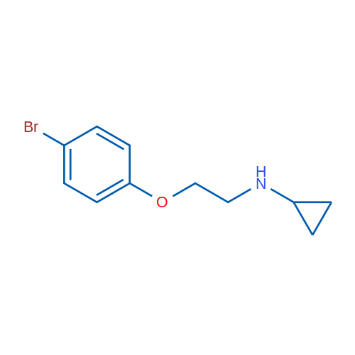 N-(2-(4-bromophenoxy)ethyl)cyclopropanamine 5g