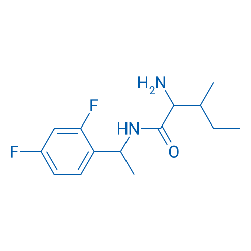 2-Amino-N-[1-(2,4-difluorophenyl)ethyl]-3-methylpentanamide 1g