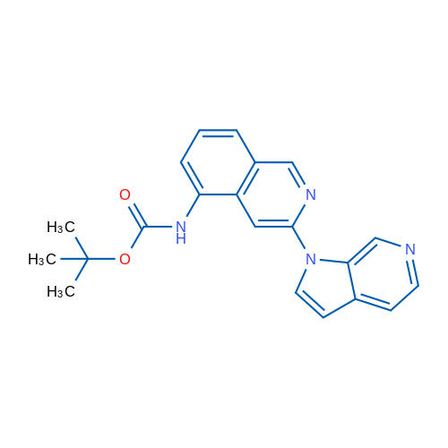 tert-Butyl (3-(1H-pyrrolo[2,3-c]pyridin-1-yl)isoquinolin-5-yl)carbamate 1g