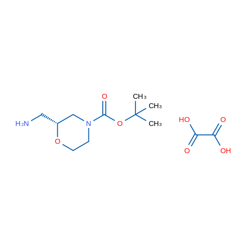 (R)-tert-Butyl 2-(aminomethyl)morpholine-4-carboxylate oxalate 1g