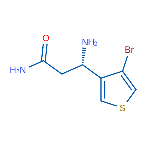 (3S)-3-Amino-3-(4-bromothiophen-3-yl)propanamide 1g