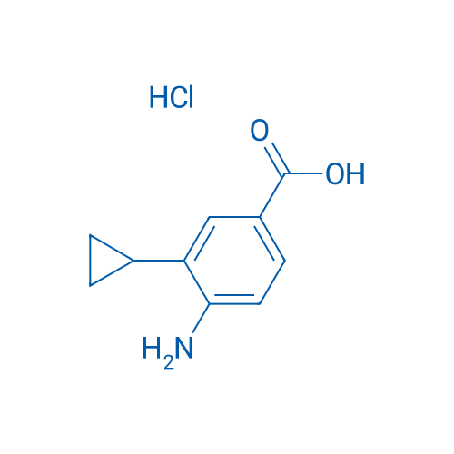 4-Amino-3-cyclopropylbenzoic acid hydrochloride 1g