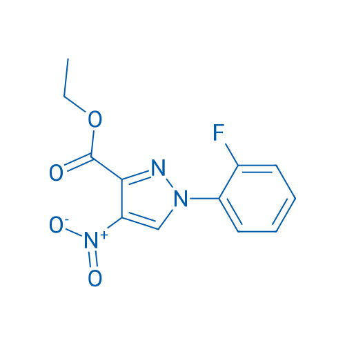 Ethyl 1-(2-fluorophenyl)-4-nitro-1H-pyrazole-3-carboxylate 1g