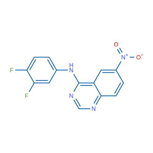 N-(3,4-Difluorophenyl)-6-nitroquinazolin-4-amine 1g