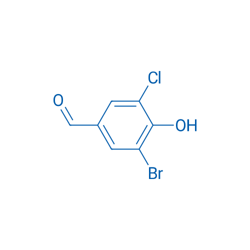 3-Bromo-5-chloro-4-hydroxybenzaldehyde 250mg