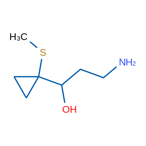 3-Amino-1-[1-(methylsulfanyl)cyclopropyl]propan-1-ol 1g