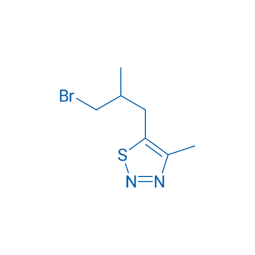 5-(3-Bromo-2-methylpropyl)-4-methyl-1,2,3-thiadiazole 1g
