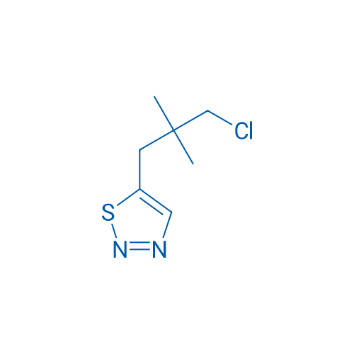 5-(3-Chloro-2,2-dimethylpropyl)-1,2,3-thiadiazole 1g