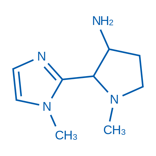 1-Methyl-2-(1-methyl-1H-imidazol-2-yl)pyrrolidin-3-amine 1g