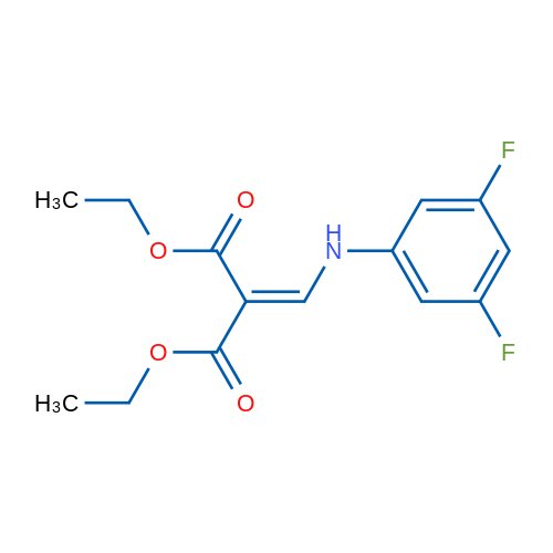 1,3-Diethyl 2-{[(3,5-difluorophenyl)amino]methylidene}propanedioate 1g