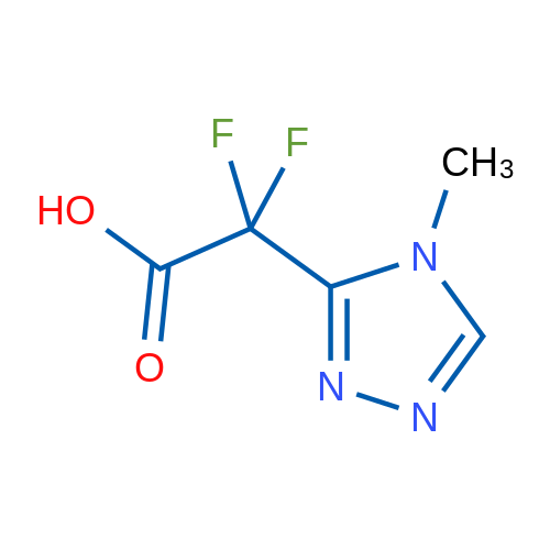 2,2-Difluoro-2-(4-methyl-4H-1,2,4-triazol-3-yl)acetic acid 1g