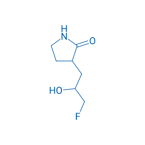 3-(3-Fluoro-2-hydroxypropyl)pyrrolidin-2-one 1g