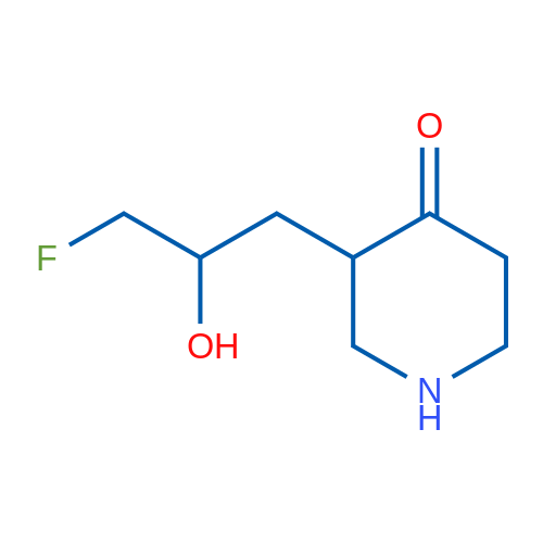 3-(3-Fluoro-2-hydroxypropyl)piperidin-4-one 1g