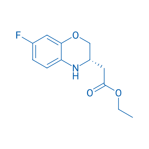Ethyl (S)-2-(7-fluoro-3,4-dihydro-2H-benzo[b][1,4]oxazin-3-yl)acetate 100mg