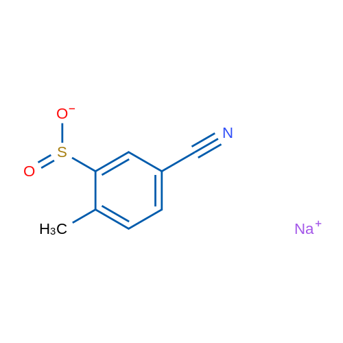 Sodium 5-cyano-2-methylbenzene-1-sulfinate 1g