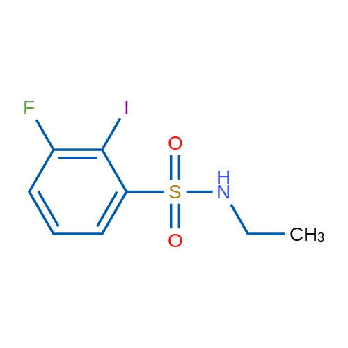 N-Ethyl-3-fluoro-2-iodobenzene-1-sulfonamide 1g