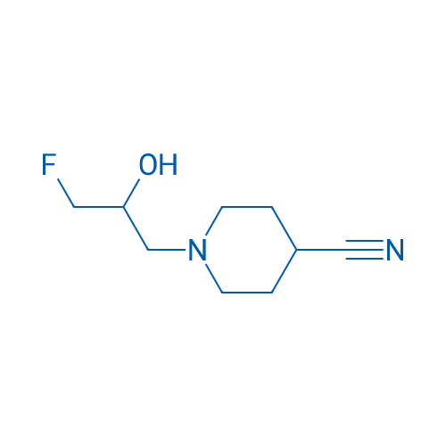 1-(3-Fluoro-2-hydroxypropyl)piperidine-4-carbonitrile 1g