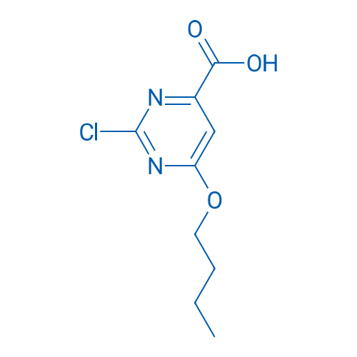 6-Butoxy-2-chloropyrimidine-4-carboxylic acid 100mg