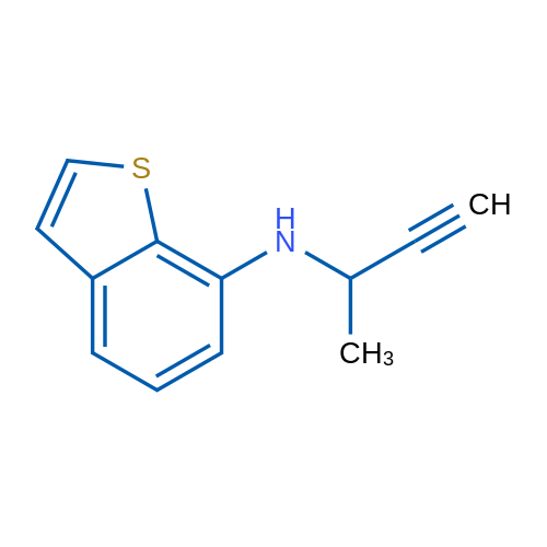N-(But-3-yn-2-yl)-1-benzothiophen-7-amine 1g