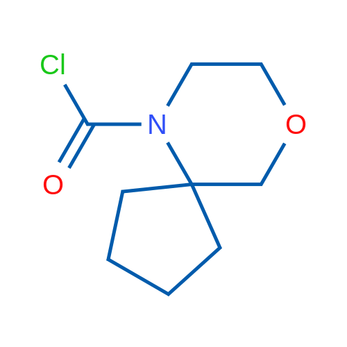9-Oxa-6-azaspiro[4.5]decane-6-carbonyl chloride 1g