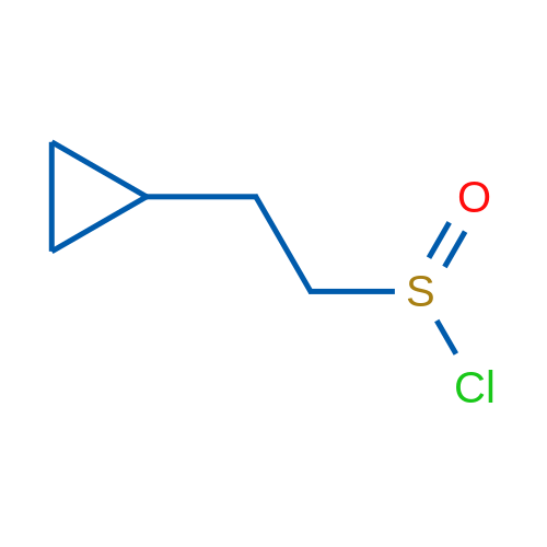 2-Cyclopropylethane-1-sulfinyl chloride 1g