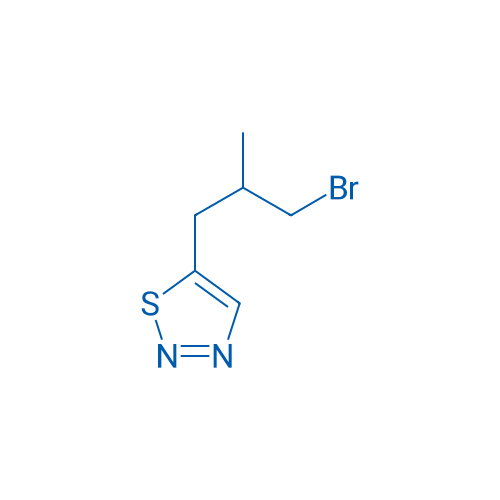 5-(3-Bromo-2-methylpropyl)-1,2,3-thiadiazole 1g