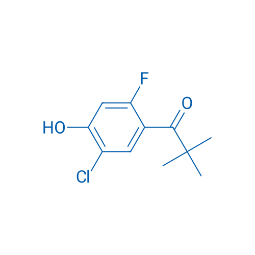 1-(5-Chloro-2-fluoro-4-hydroxyphenyl)-2,2-dimethylpropan-1-one 1g