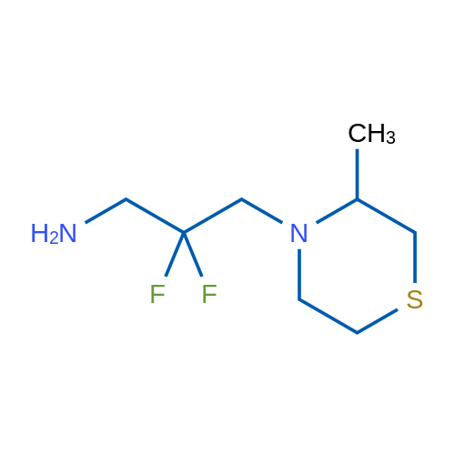2,2-Difluoro-3-(3-methylthiomorpholin-4-yl)propan-1-amine 1g