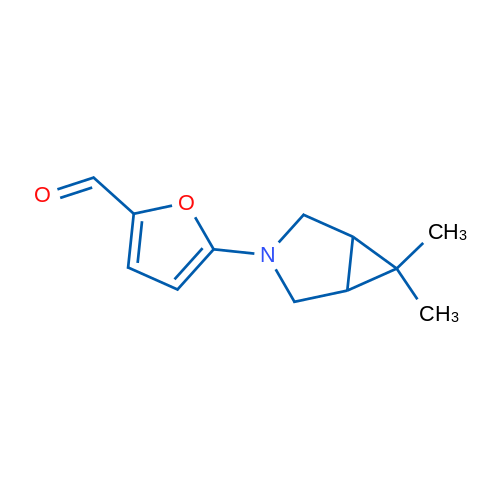 5-{6,6-dimethyl-3-azabicyclo[3.1.0]hexan-3-yl}furan-2-carbaldehyde 1g