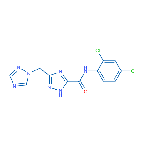 N-(2,4-Dichlorophenyl)-3-[(1H-1,2,4-triazol-1-yl)methyl]-1H-1,2,4-triazole-5-carboxamide 1g