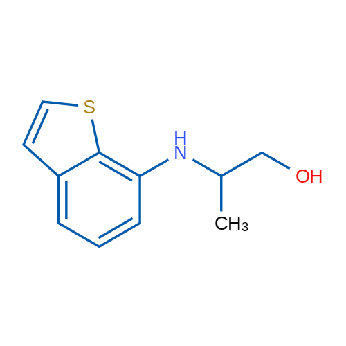 2-[(1-Benzothiophen-7-yl)amino]propan-1-ol 1g