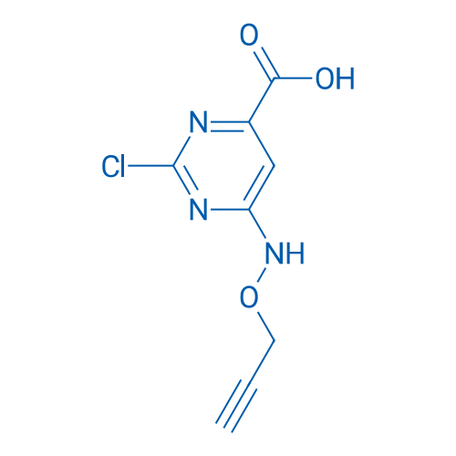 2-Chloro-6-[(prop-2-yn-1-yloxy)amino]pyrimidine-4-carboxylic acid 1g