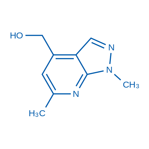 (1,6-Dimethyl-1H-pyrazolo[3,4-b]pyridin-4-yl)methanol 100mg
