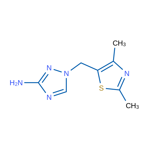 1-[(Dimethyl-1,3-thiazol-5-yl)methyl]-1H-1,2,4-triazol-3-amine 1g