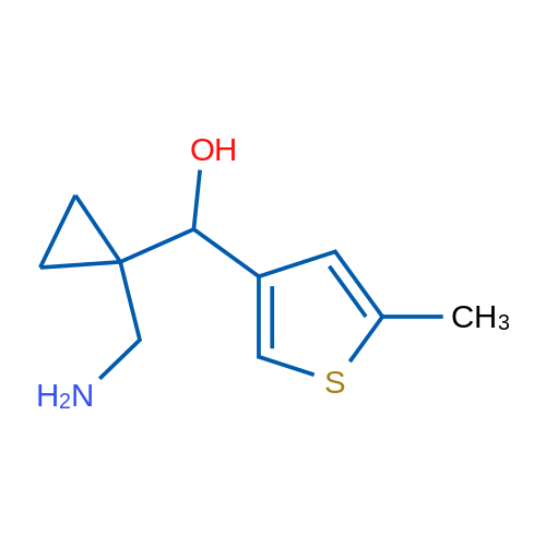 [1-(Aminomethyl)cyclopropyl](5-methylthiophen-3-yl)methanol 1g