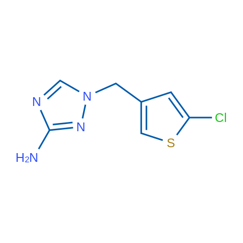 1-[(5-Chlorothiophen-3-yl)methyl]-1H-1,2,4-triazol-3-amine 1g