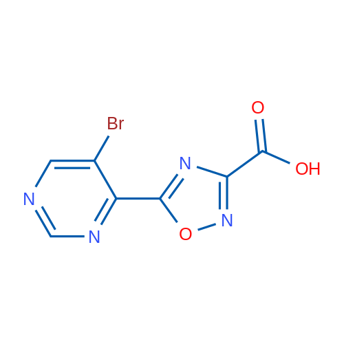 5-(5-Bromopyrimidin-4-yl)-1,2,4-oxadiazole-3-carboxylic acid 1g