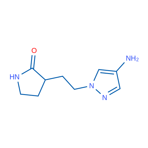 3-[2-(4-Amino-1H-pyrazol-1-yl)ethyl]pyrrolidin-2-one 1g